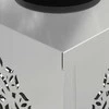 Saulės LED šaligatvio šviesa 2 pcs Sidabro Cinkuota plienas