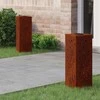 Saulės LED šaligatvio šviesa 2 pcs Rūdijanti