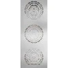 Saulės LED šaligatvio šviesa 2 pcs Sidabro Nerūdijantis Plienas