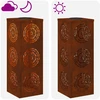 Saulės LED šaligatvio šviesa 2 pcs Šilta balta 18 x 18 x 50 cm