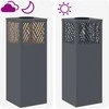 Saulės LED šaligatvio šviesa 2 pcs Antracitas