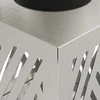 Saulės LED šaligatvio šviesa 2 pcs Sidabro Nerūdijantis Plienas