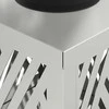 Saulės LED šaligatvio šviesa 2 pcs Sidabro Cinkuotas