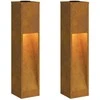 Saulės LED takų šviestuvas 2 pcs Bronzinė