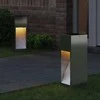 Saulės LED takų šviestuvas 2 pcs Sidabro Cinkuotas