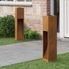 Saulės LED takų šviestuvas 2 pcs Bronzinė