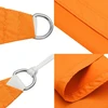 Saulės pavėsinė, oranžinė, 2x2x2 m, 100% poliesteris, oksfordas