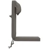 Saulės poilsio pagalvė 100% poliesteris Pilka 55 x 124 x 5 cm