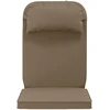 Saulės poilsio pagalvė 100% poliesteris Taupe 55 x 124 x 5 cm