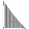 Saulės šešėlio audinys 4 x 5 x 6,8 m HDPE