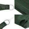Saulės skėtis, burė, 160 g/m², trapecijos formos, tamsiai žalia, 4/5x3 m, HDPE