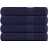 Rankšluostis Pirties rankšluosčiai, FROGN, 4 vnt., tamsiai mėlyni, 80x200 cm, 360 g/m²
