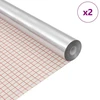 Savaime lipni veidrodinė plėvelė 45 x 100 cm 2 vnt. Sidabrinė