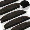 Savaime prilipantys laiptų kilimėliai 15 pcs Antracito