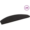 Savaime prilipantys laiptų kilimėliai 15 vnt. 80 x 28 x 3,5 cm