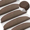 Savaime prilipantys laiptų kilimėliai 15 pcs Kavos ruda