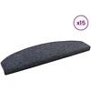 Savaime prilipantys laiptų kilimėliai 15 pcs 80 x 24,5 x 3,5 cm