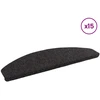 Savaime prilipantys laiptų kilimėliai 15 vnt. 80 x 28 x 3,5 cm
