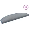 Savaime prilipantys laiptų kilimėliai 15 pcs 80 x 24,5 x 3,5 cm