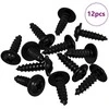 Savarankiškai įsukamas vienas 12 vnt. Juoda 3,5 x 12 mm Geležis
