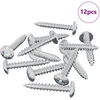 Savarankiškai įsukamas vienas 12 vnt. Cinkuota 4 x 25 mm