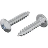 Savarankiškai įsukamas vienas 2 vnt. Cinkuota 4 x 20 mm Plienas