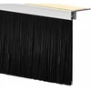 Savarankiškai klijuojami durų šepetėlių sandarikliai 12 pcs