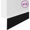 Savarankiškai klijuojami durų šepetėlių sandarikliai 12 pcs