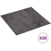Savesiūnančių Grindų Plokštės 30,5 x 30,5 cm 20 pcs PVC