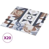 Savesiūnančių Grindų Plokštės 30,5 x 30,5 cm 20 pcs PVC