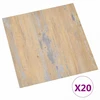 Savesiūnančių Grindų Plokštės 30,5 x 30,5 cm 20 pcs PVC