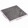 Savesiūnančių Grindų Plokštės 30,5 x 30,5 cm 20 pcs PVC Juoda