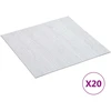Savesiūnančių Grindų Plokštės Balta 30,5 x 30,5 cm 20 vnt. PVC
