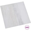 Savesiūnančių Grindų Plokštės Baltas ir medis 30,5 x 30,5 cm