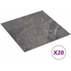 Savesiūnančių Grindų Plokštės Juoda 30,5 x 30,5 cm 20 vnt. PVC