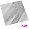 Savesiūnančių Grindų Plokštės Pilkas Dryžuotas 30,5 x 30,5 cm