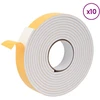 Savigautinė putų juosta 10 pcs Balta 30mm x 5m CR putplastis