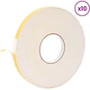 Savigautinė putų juosta 10 vnt. Balta 10mm x 10m CR putplastis