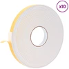 Savigautinė putų juosta 10 vnt. Balta 20mm x 10m CR putplastis