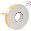 Savigautinė putų juosta 20 pcs Balta 30mm x 5m CR putplastis