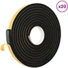 Savigautinė putų juosta 20 vnt. Juoda 20mm x 5m CR putplastis