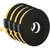 Savigautinė putų juosta 4 pcs Juoda 15mm x 5m CR putplastis