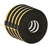 Savigautinė putų juosta 5 vnt. Juoda 10mm x 10m CR putplastis