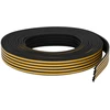 Savipolimerinis langų sandariklis Juoda 9 x 6 mm 100 m