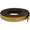 Savipolimerinis langų sandariklis Juoda 10 x 6 mm 100 m