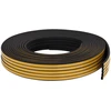 Savipolimerinis langų sandariklis Juoda 10 x 6 mm 12 m
