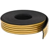 Savipolimerinis langų sandariklis Juoda 15 x 8 mm 50 m