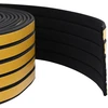 Savipolimerinis langų sandariklis Juoda 9 x 3 mm 12 m