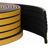 Savipolimerinis langų sandariklis Juoda 15 x 8 mm 50 m