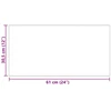 Savitepliamos PVC grindų lentos Pilkas raštas 30,5 x 61 cm